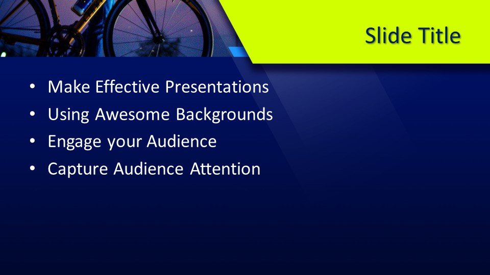 Free Bicycle PowerPoint Template - Free PowerPoint Templates