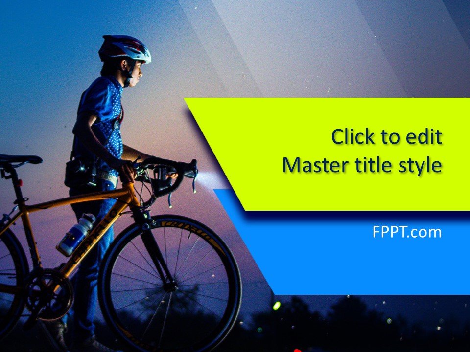 Free Bicycle Powerpoint Template Free Powerpoint Templates