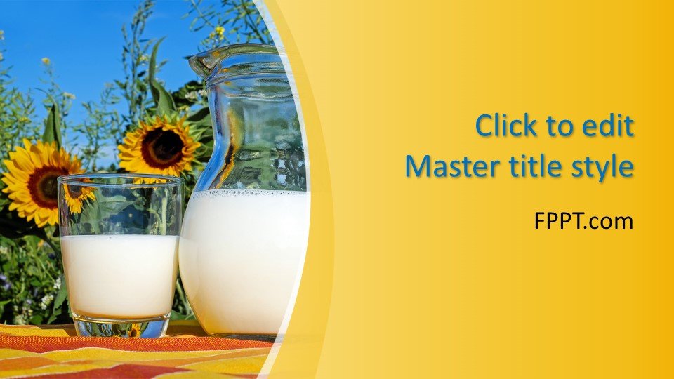 Free Milk PowerPoint Template - Free PowerPoint Templates