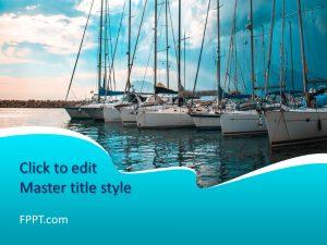 Free Boats PowerPoint Template