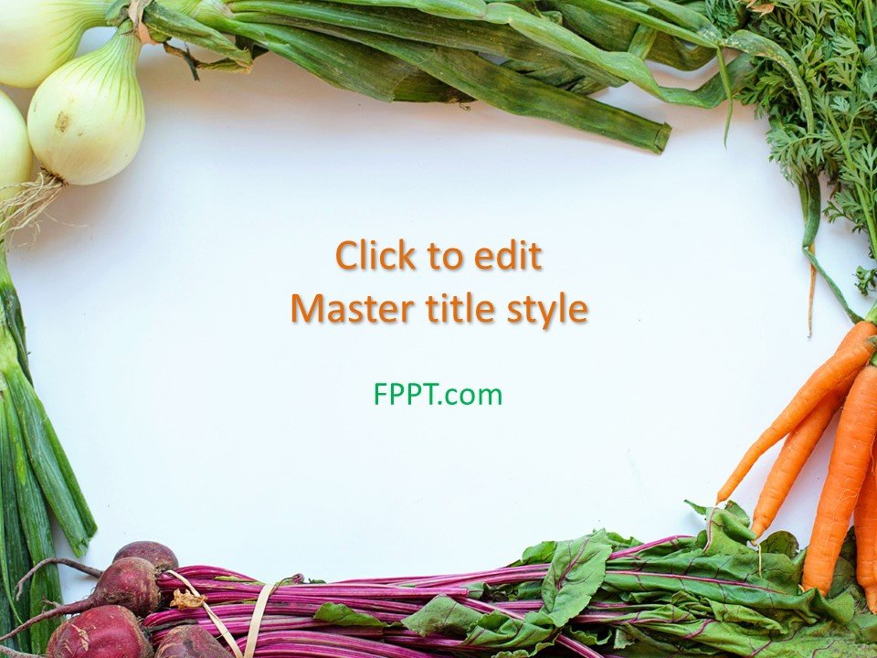 Free Healthy Food PowerPoint Template Free PowerPoint Templates