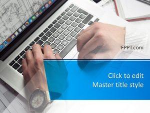 Free Office Computer PowerPoint Template