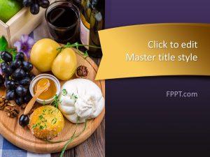 Free Finger Food PowerPoint Template