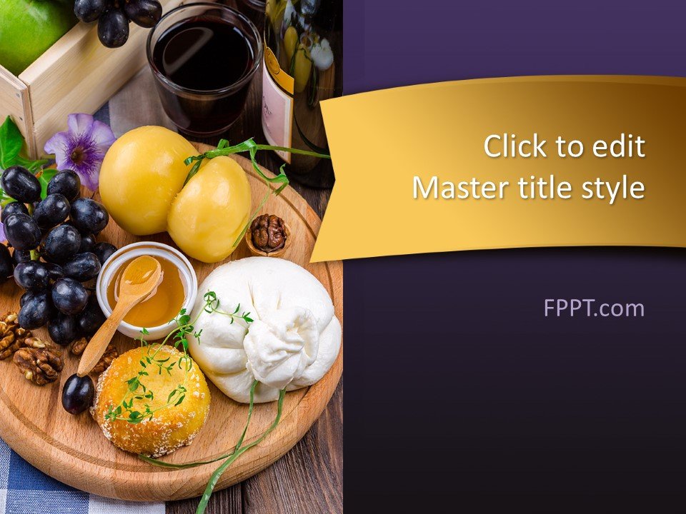 Free Finger Food PowerPoint Template - Free PowerPoint Templates