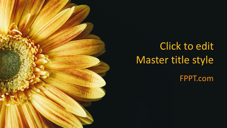 Free Flower PowerPoint Template Free PowerPoint Templates