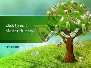 Free Money Tree PowerPoint Template