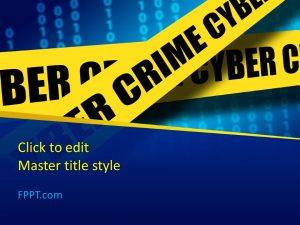 Free Cybercrime PowerPoint Template