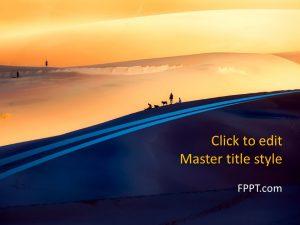Free Dunes PowerPoint Template