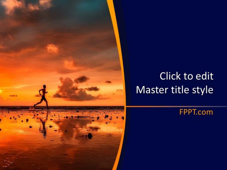 Free Running Powerpoint Template Free Powerpoint Templates 4267