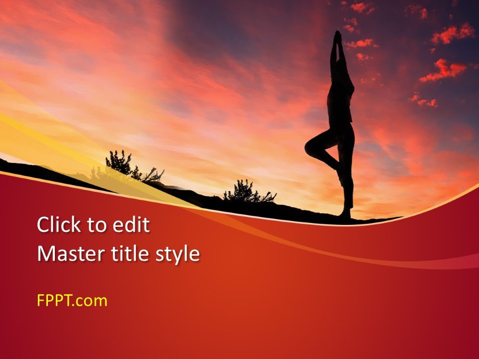 Free Gymnast PowerPoint Template