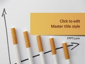 Free Cigarettes PowerPoint Template