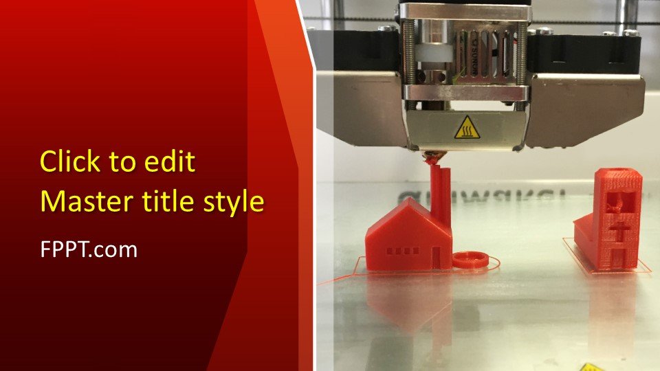 Free 3d Printer Powerpoint Template Free Powerpoint Templates