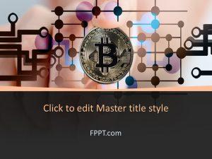 Free Bitcoin Cryptocurrency PowerPoint Template