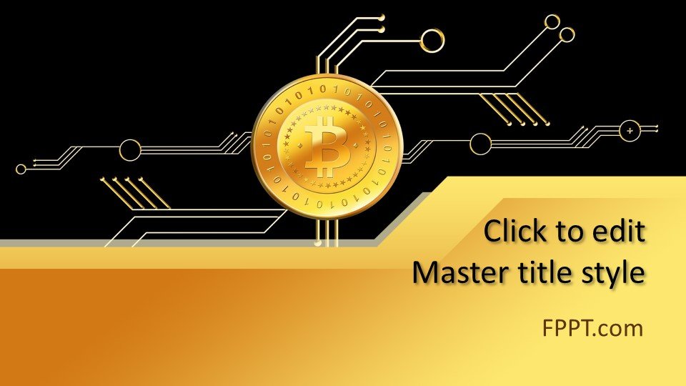 Free Money Bitcoin PowerPoint Template Free PowerPoint Templates