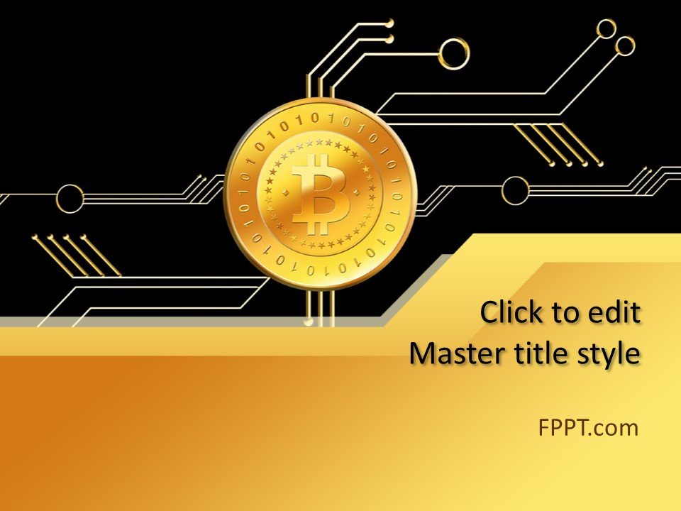 Free Money Bitcoin Powerpoint Template Free Powerpoint Templates