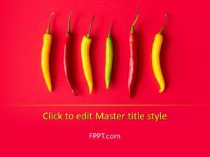 Free Chili Peppers PowerPoint Template