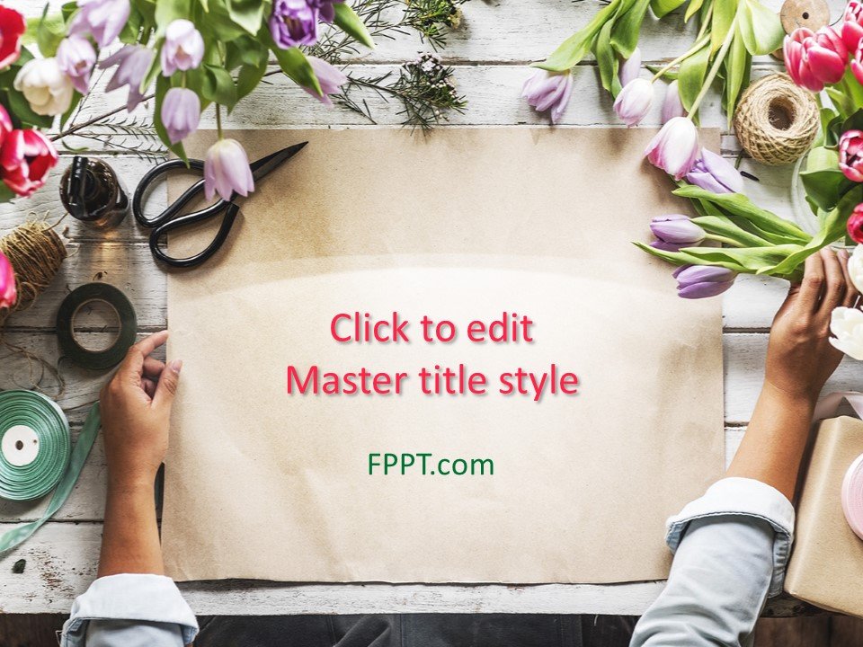 Free Florist PowerPoint Template - Free PowerPoint Templates
