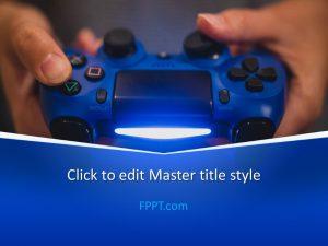 Free Game Joystick PowerPoint Template