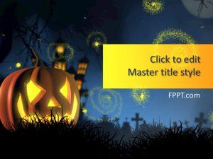 Free Halloween Background PowerPoint Template