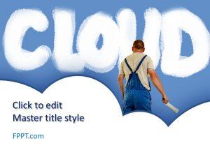 Free Cloud PowerPoint Template