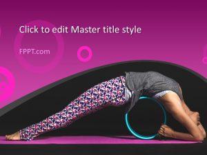 Free Yoga Pose PowerPoint Template