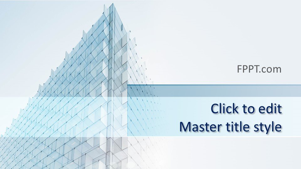 Free Architecture Perspective PowerPoint Template Free PowerPoint
