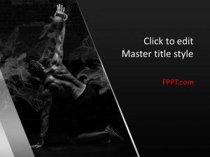 Free Gym Stretching PowerPoint Template