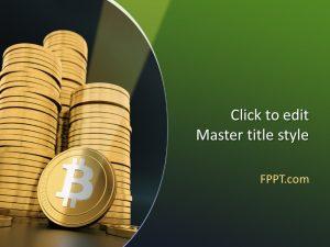 Free Cryptocurrency Bitcoin PowerPoint Template