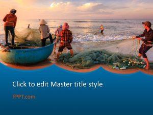 Free Fishing PowerPoint Template