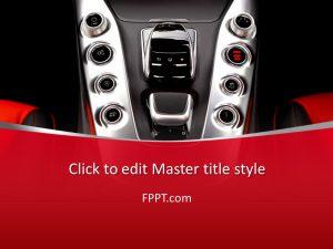 Free Car Transmission PowerPoint Template