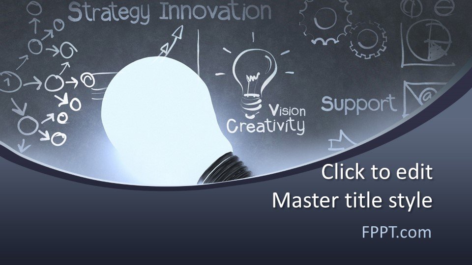  Free  Strategy Innovation PowerPoint  Template  Free  