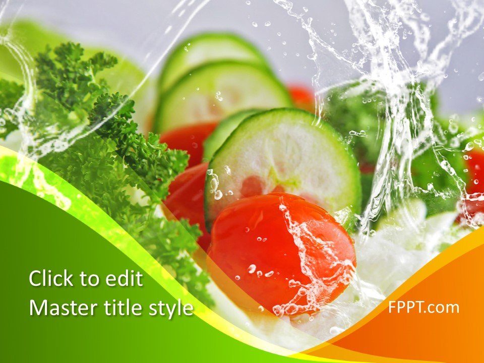 Free Fresh Market PowerPoint Template