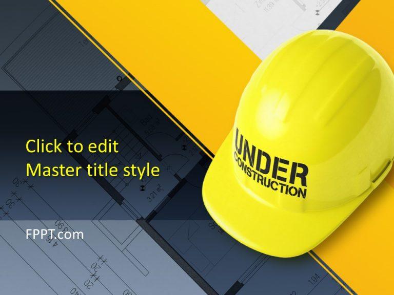 construction project presentation template free download