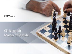 Free Chess Game PowerPoint Template