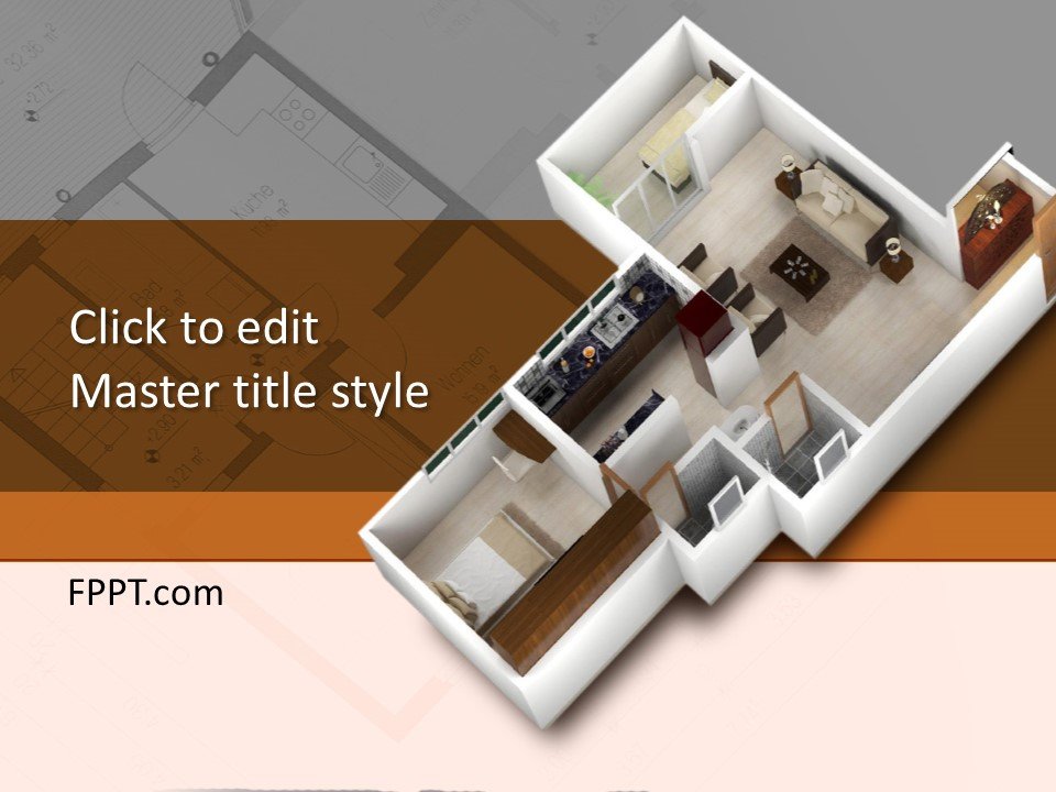 Free Floor Plan PowerPoint Template Free PowerPoint Templates