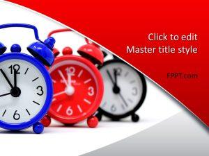 Free Clock PowerPoint Template