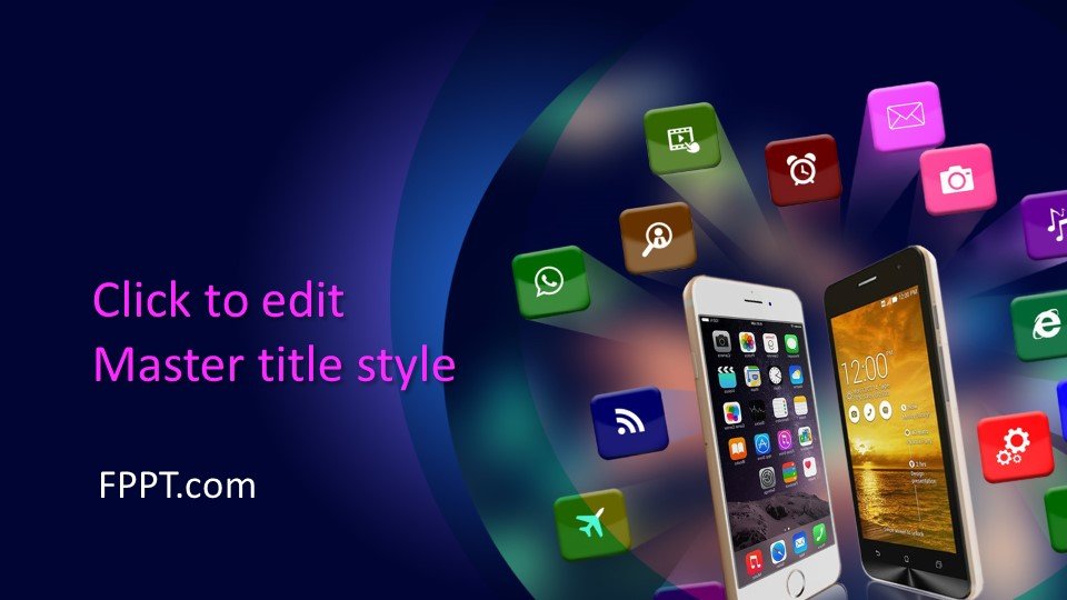 Free Apps PowerPoint Template - Free PowerPoint Templates