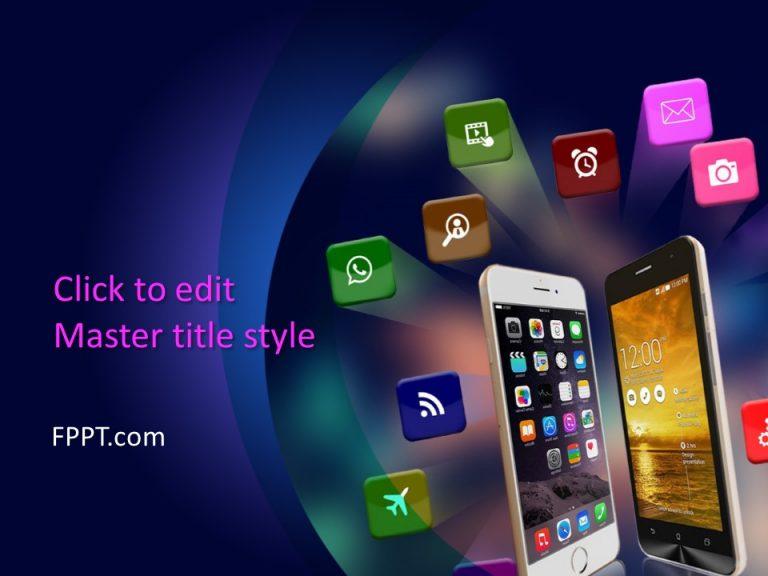 Free Mobile phone PowerPoint Templates