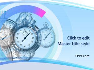 Free Chronometer PowerPoint Template