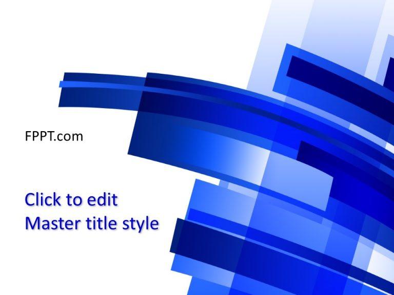 Free Background Blue PowerPoint Template - Free PowerPoint Templates