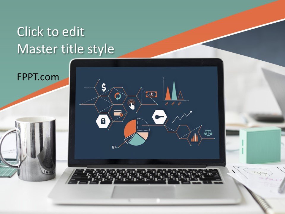 infographic powerpoint template free for laptop reports