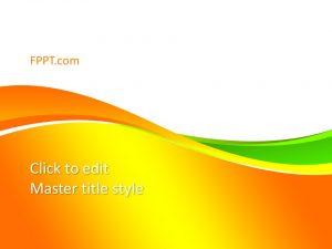 Free Background Orange PowerPoint Template