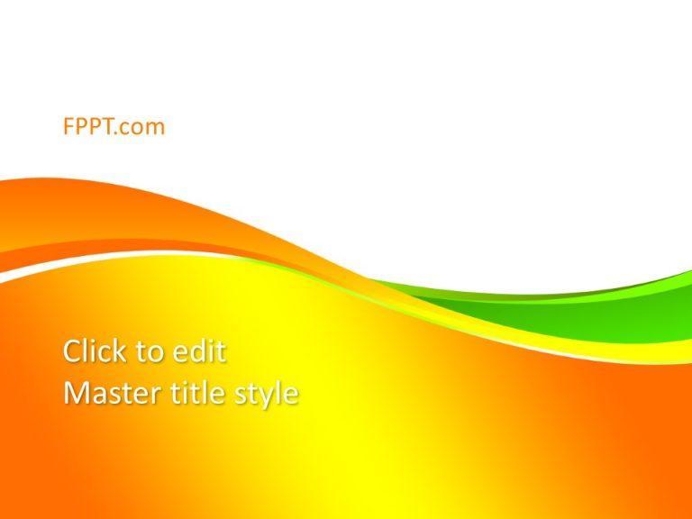 Free Background Orange PowerPoint Template & Presentations