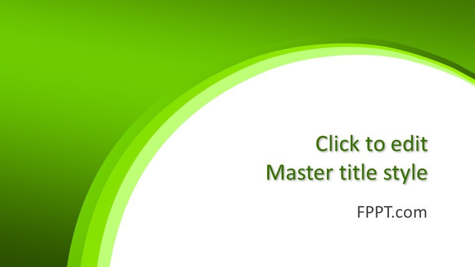  Free  Creative Green  Background PowerPoint  Template  Free  