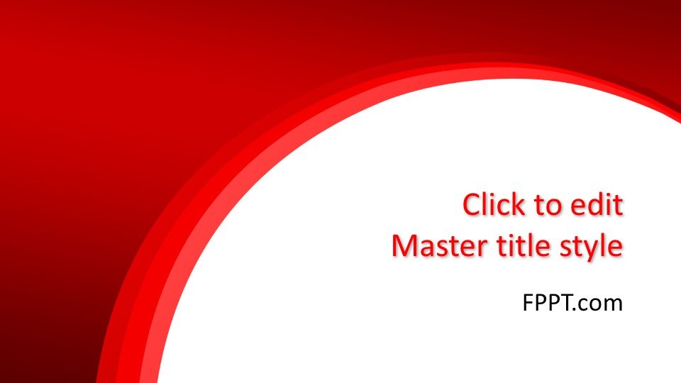red presentation templates free download