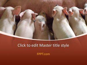 Free Piglet PowerPoint Template