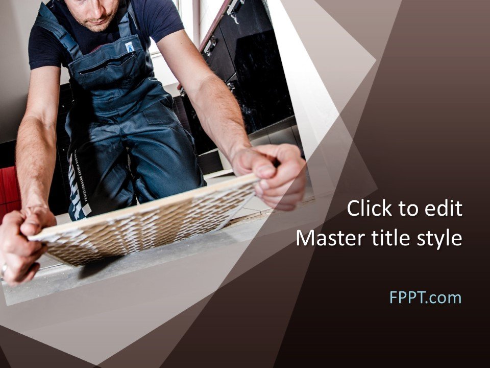 Free Worker PowerPoint Template