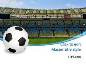 Free Soccer Stadium PowerPoint Template