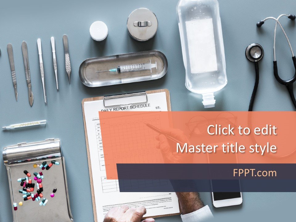 Free Medical Equipment PowerPoint Template - Free PowerPoint Templates