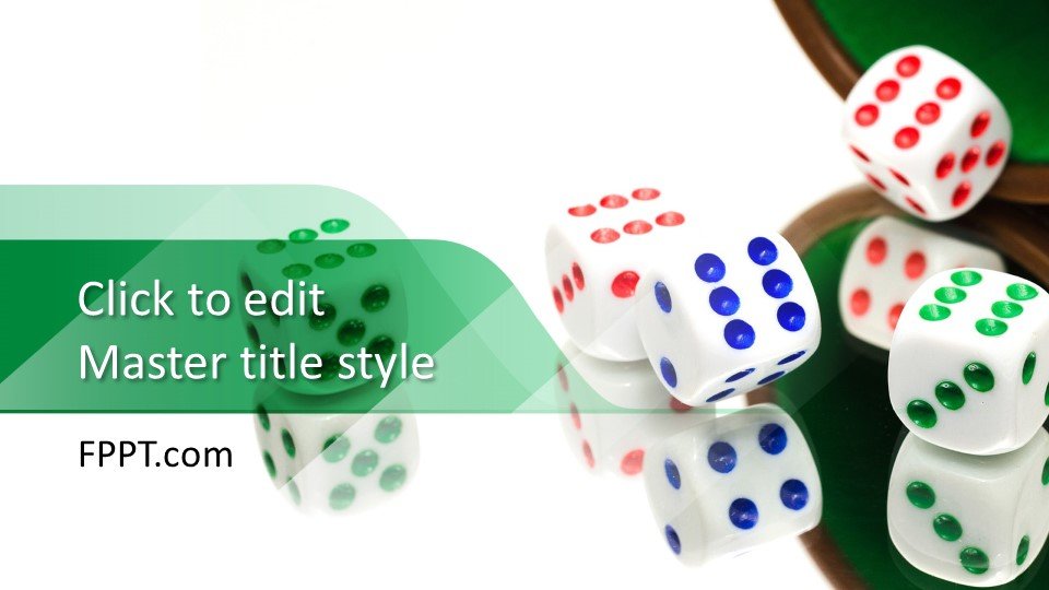 Free Dice PowerPoint Template - Free PowerPoint Templates